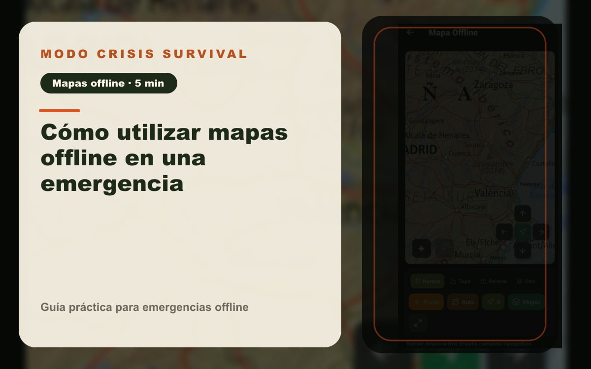 Imagen del artículo Cómo utilizar mapas offline en una emergencia