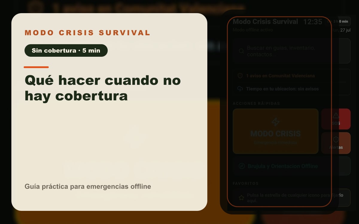 Imagen del artículo Qué hacer cuando no hay cobertura