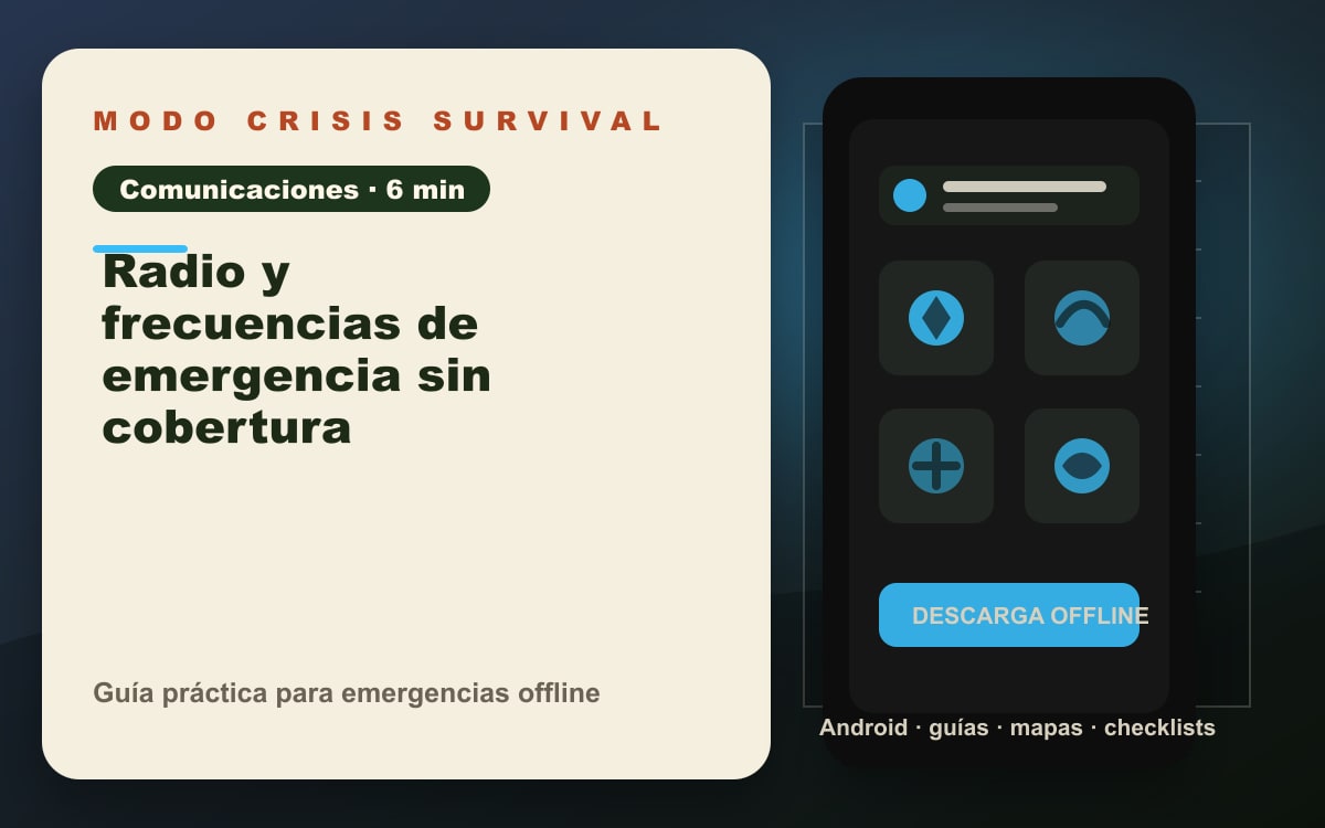Portada del artículo Radio y frecuencias de emergencia sin cobertura